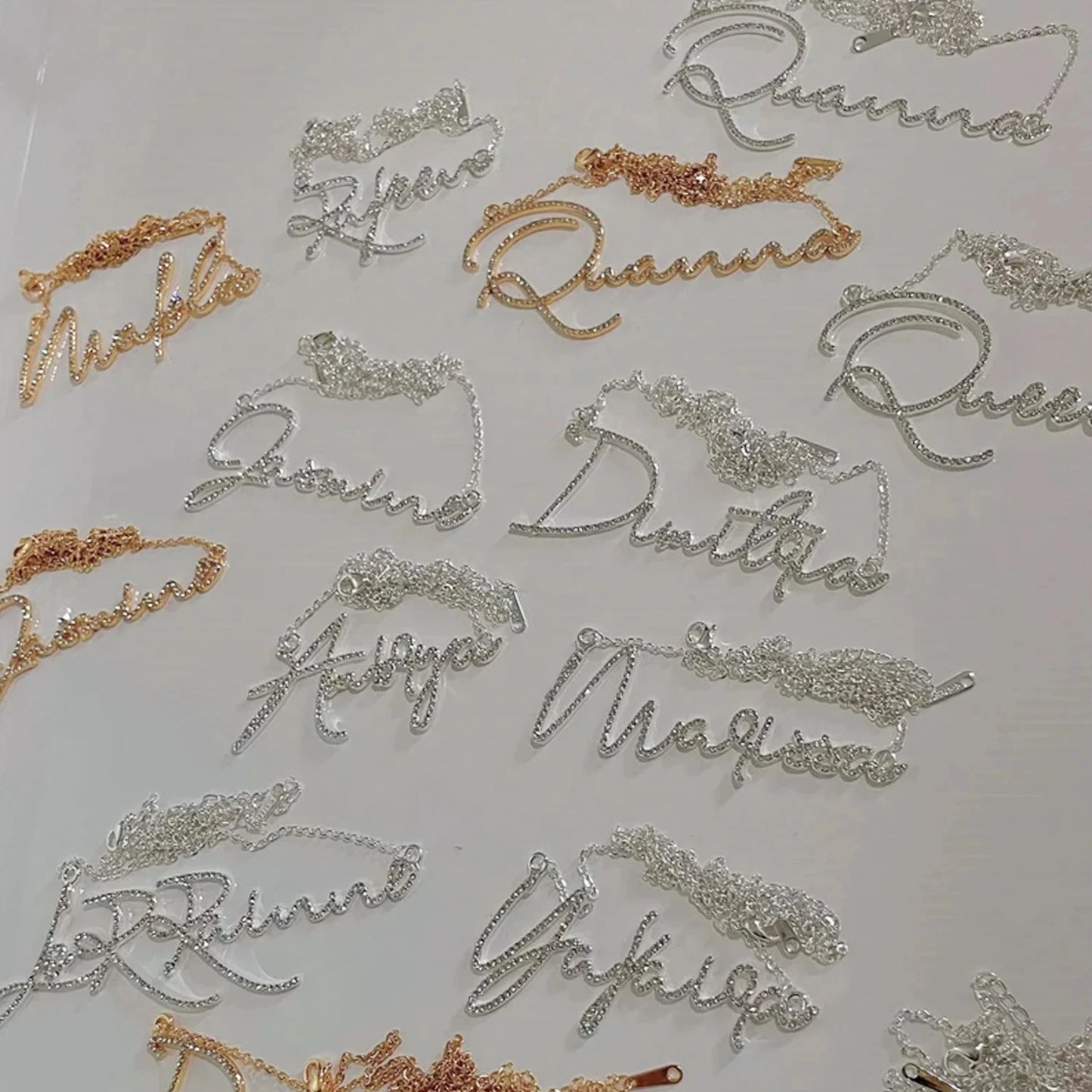 Custom Diamond Name Necklace