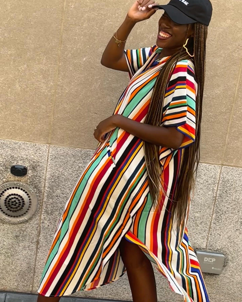 Rainbow Dress/ MuMu