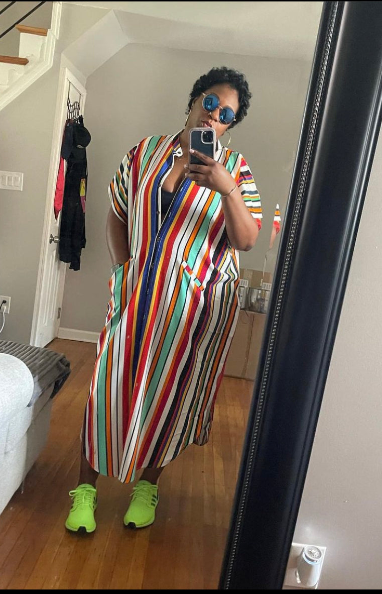 Rainbow Dress/ MuMu