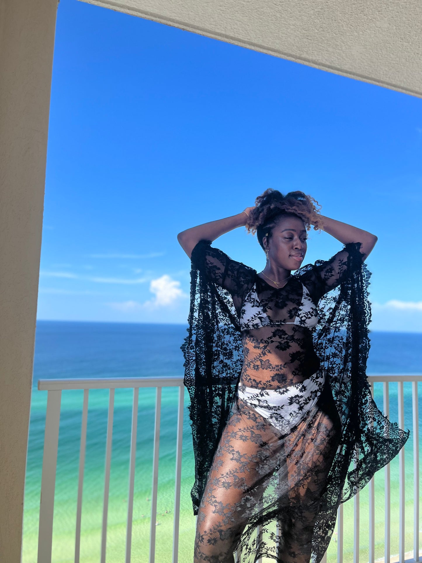 Lace cover up/ lingerie
