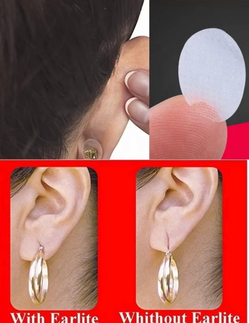 Invisible Earlobe Support Patches – Kinks & Konversation
