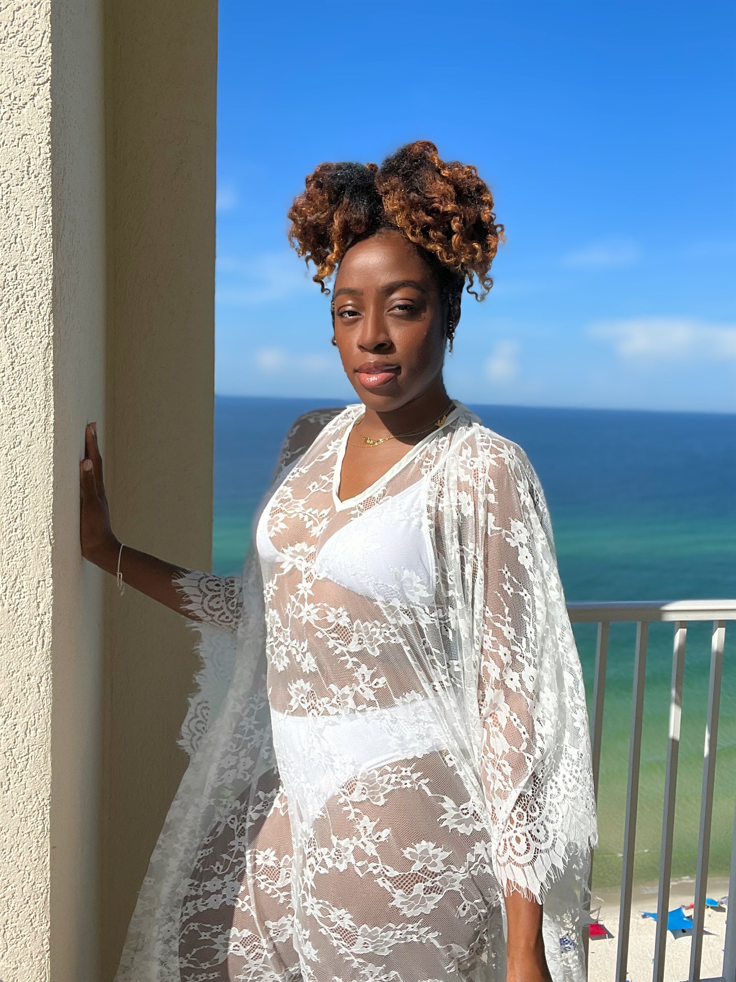 Lace cover up/ lingerie