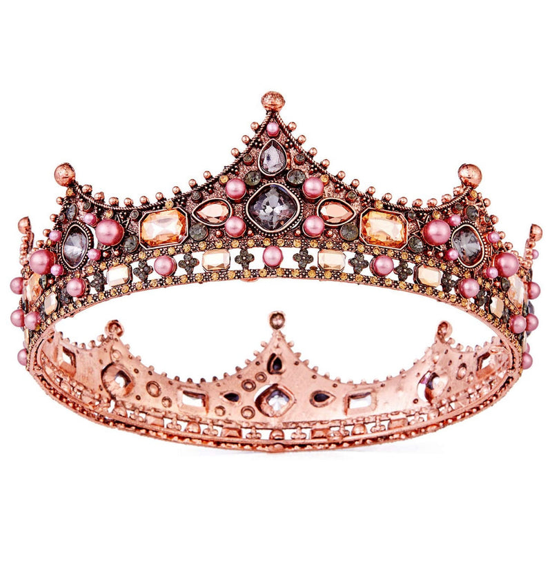 Pink Crystal Embezzled Crown