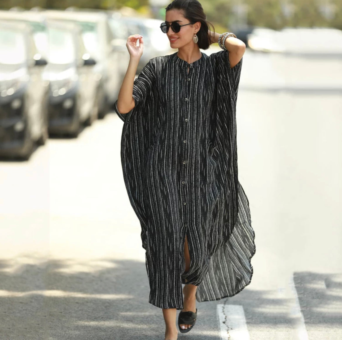 Black Vibes Dress/ MuMu