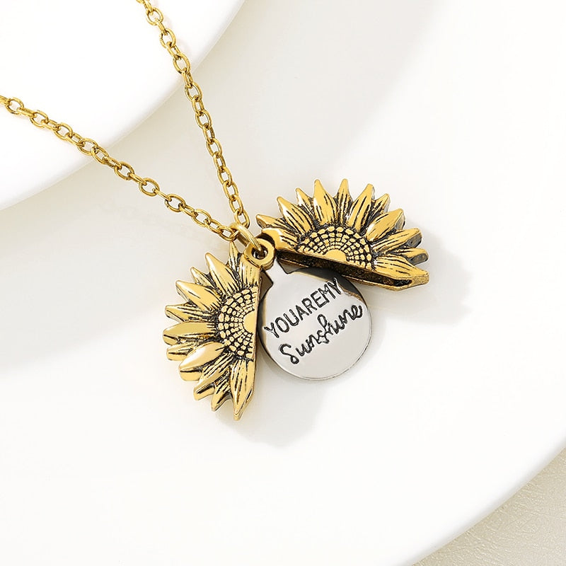 You Are My Sunshine Pendant Necklace