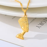 Nefertiti Pendant Necklace