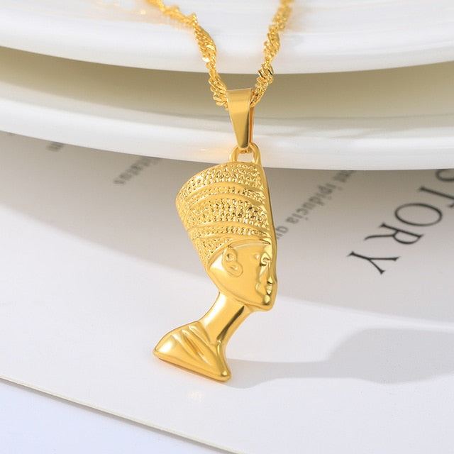 Nefertiti Pendant Necklace