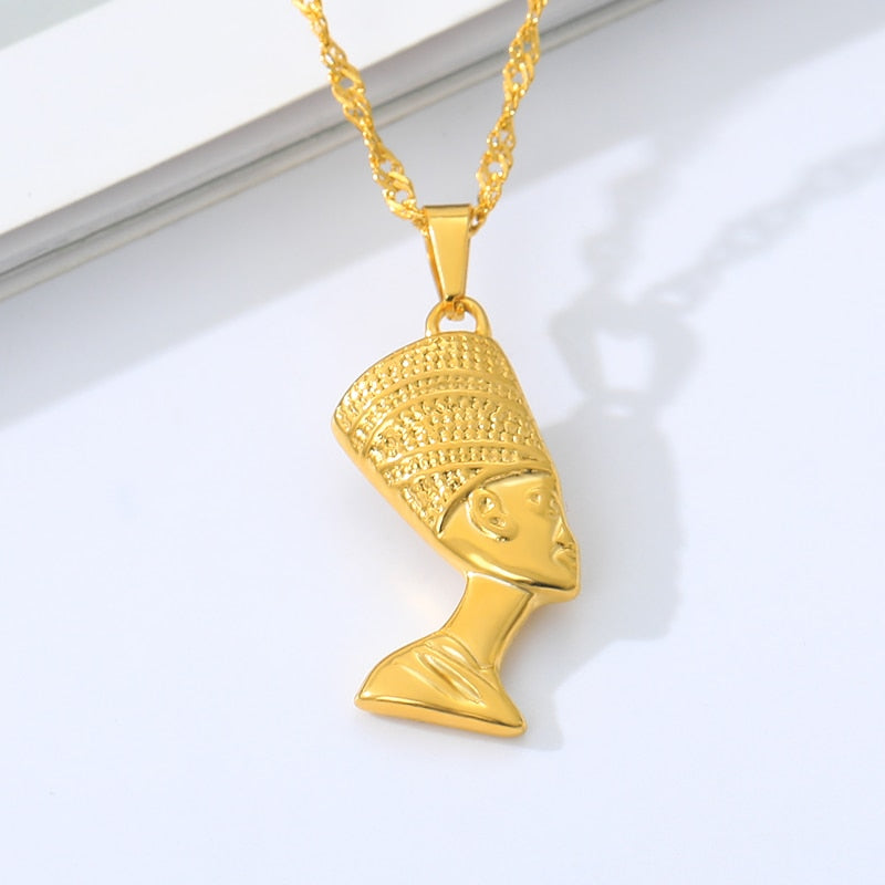 Nefertiti Pendant Necklace