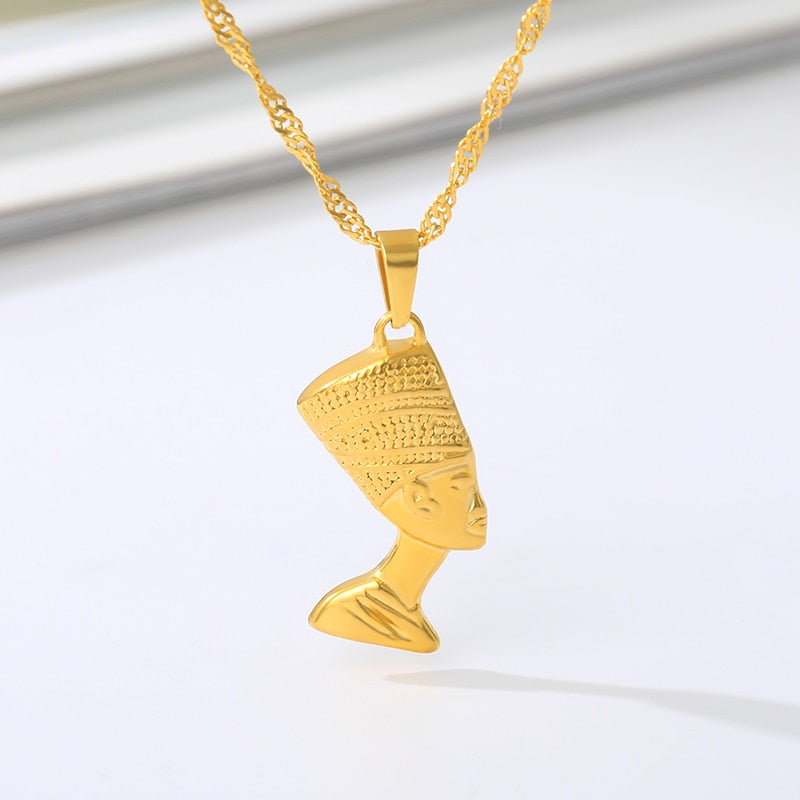 Nefertiti Pendant Necklace