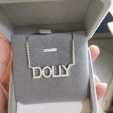 "Iced Out" Personalized Name Necklace
