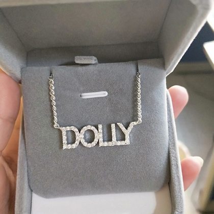 "Iced Out" Personalized Name Necklace