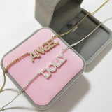 "Iced Out" Personalized Name Necklace