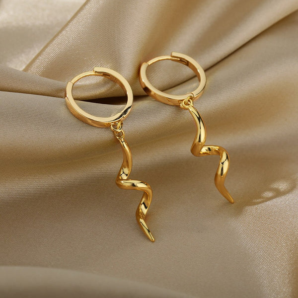 Vintage Snake Earrings